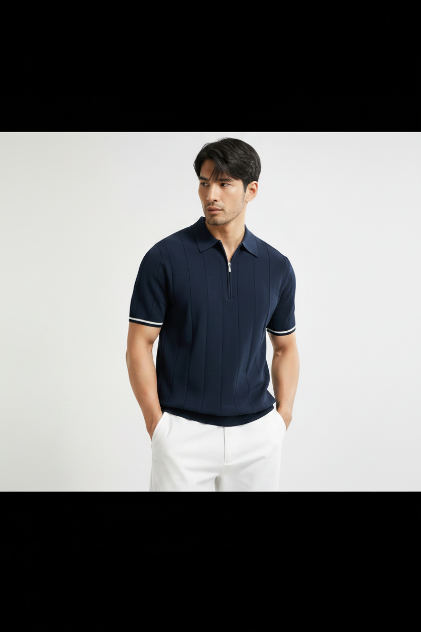 Fashion Short-sleeved Polo